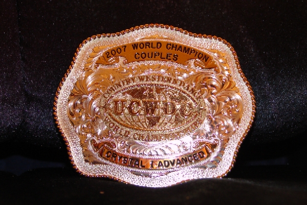 2007 World Champion Belt Buckle