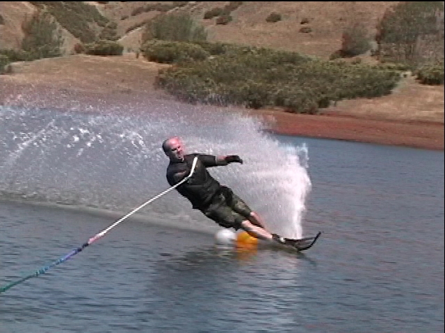 Stuart Palmer waterskiing